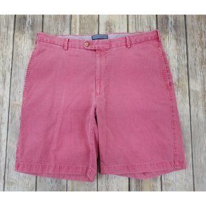 Peter Millar Chino Shorts Mens Size 36 Pink Pima Cotton Casual Preppy Peru